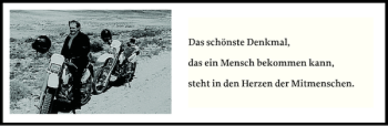 Traueranzeige von Denkmal bekommen von Sylter Rundschau