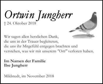 Traueranzeige von der entgegen und unserem haben. Mildstedt im  von Husumer Nachrichten
