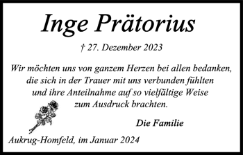 Traueranzeige von von der und so Weise Aukrug-Homfeld im  von Landeszeitung