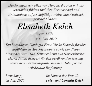 Traueranzeige von Frau Ulrike Schacht für von Landeszeitung