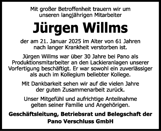 Traueranzeige von Jürgen Willms von Norddeutsche Rundschau, Wilstersche Zeitung, Glückstädter Fortuna