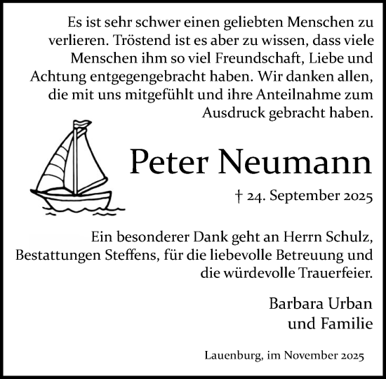 Traueranzeige von Peter Neumann von Wochenend Anzeiger