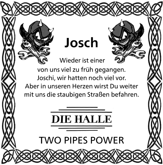 Traueranzeige von Josch Wiederisteiner von Umschau