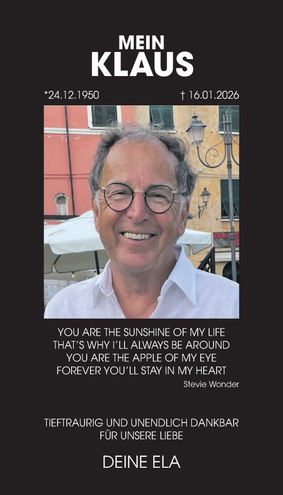 Traueranzeige von Klaus Giese 